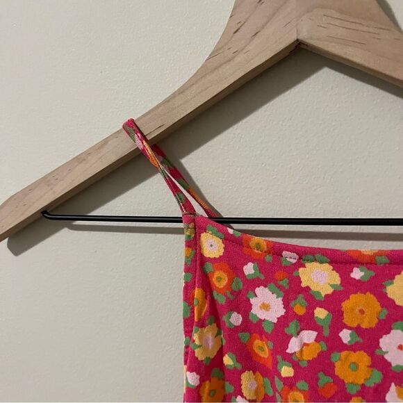 BP PRINT KNIT MINIDRESS IN PINK SALLY RETRO FLORAL - Picture 10 of 13